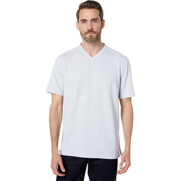 Tommy Bahama Other - Tommy Bahama Men's XXL Turbulence Grey Coasta Vera V-Neck IslandZone T-Shirt